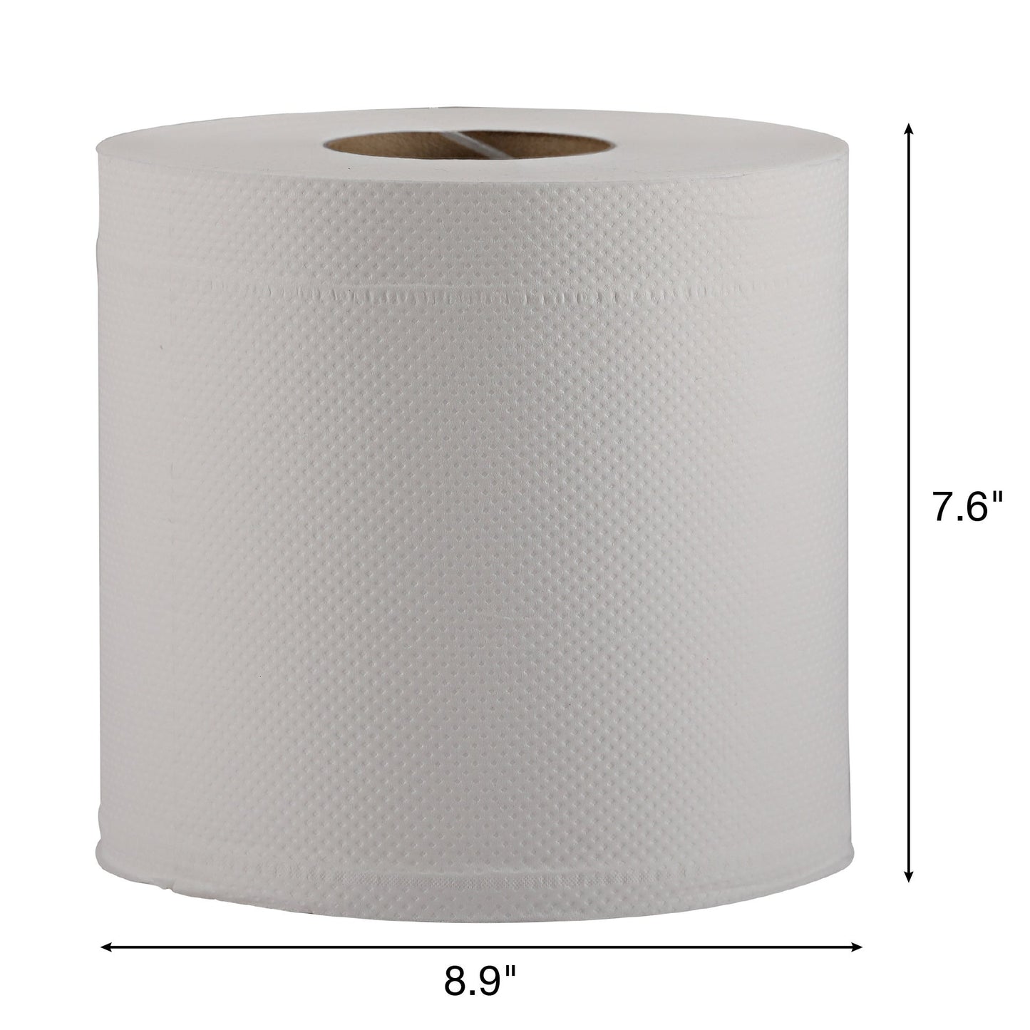 Empress® 2-PLY Center Pull Towel, 7.6" x 8.9", VIRGIN, White, 600 sht/rl - 6 rl/cs