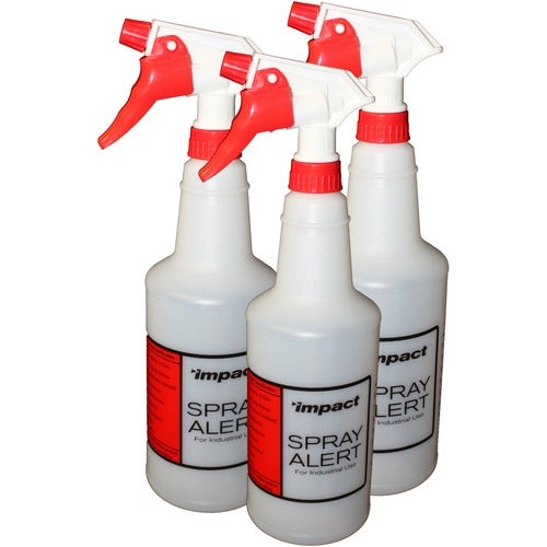 24oz Spray Alert Spray Bottles with Triggers & Bilingual Product Listing - 3/pk
