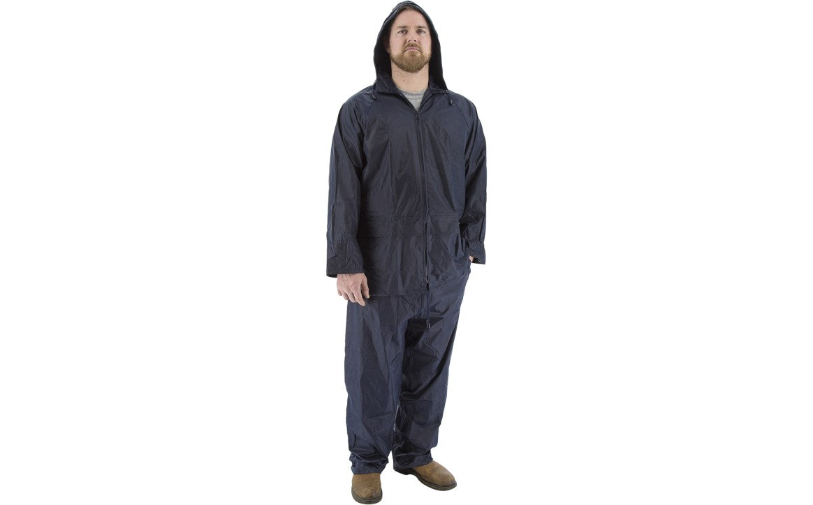 71-2000 Majestic 2-Piece Hooded Waterproof Rain Suit — 1 Each or 10 Each — FREE SHIPPING*