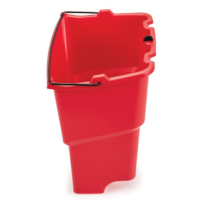 Rubbermaid Commercial Dirty Water Bucket for WaveBrake® 2.0 Mop Bucket, Red