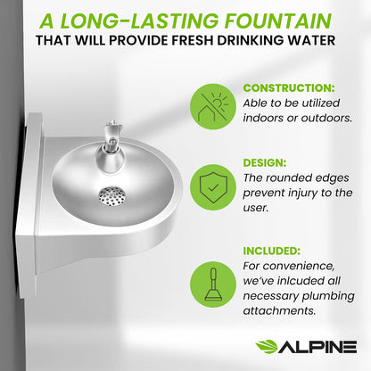 Wall Mounted Indoor/Outdoor Water Fountain — FREE SHIPPING*