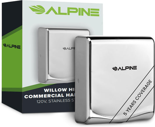 Willow High Speed Commercial Hand Dryer, 120V, Chrome — FREE SHIPPING*