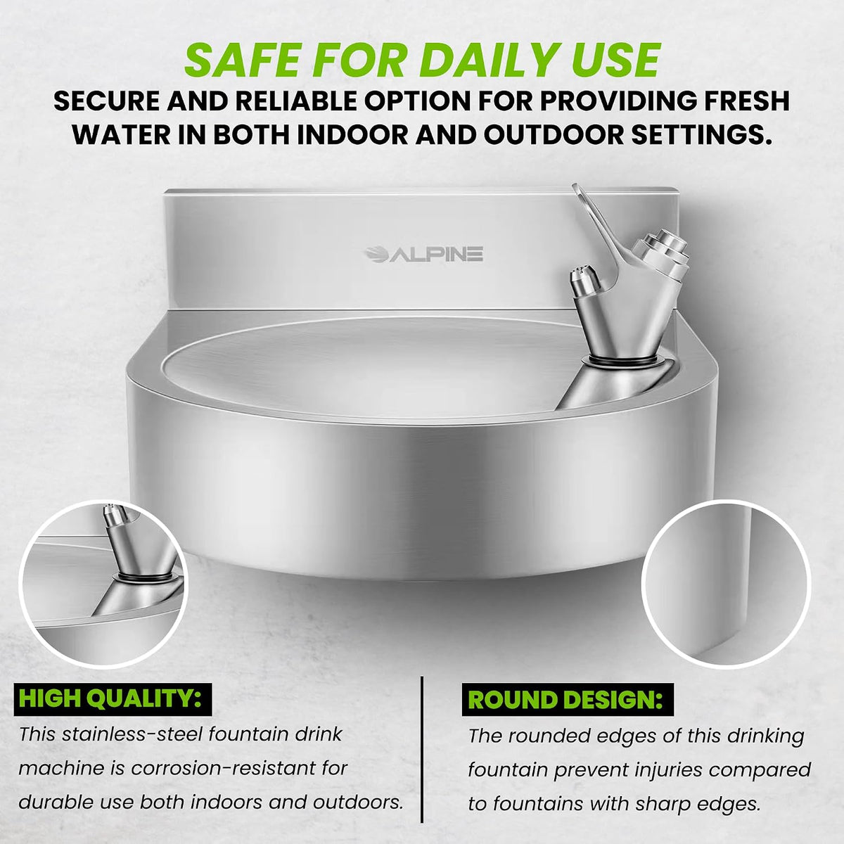 Wall Mounted Indoor/Outdoor Water Fountain — FREE SHIPPING*