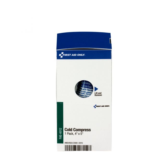 FAE-6012 SmartCompliance First Aid Kit Refill, Instant Cold Compress, 5" x 4" - 1/ea
