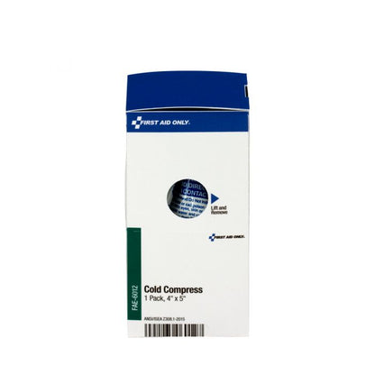 FAE-6012 SmartCompliance First Aid Kit Refill, Instant Cold Compress, 5" x 4" - 1/ea