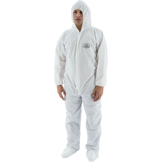 74-203 Majestic SMS Coverall with Hood, Boots, Wrist & Ankle — Case — FREE SHIPPING*
