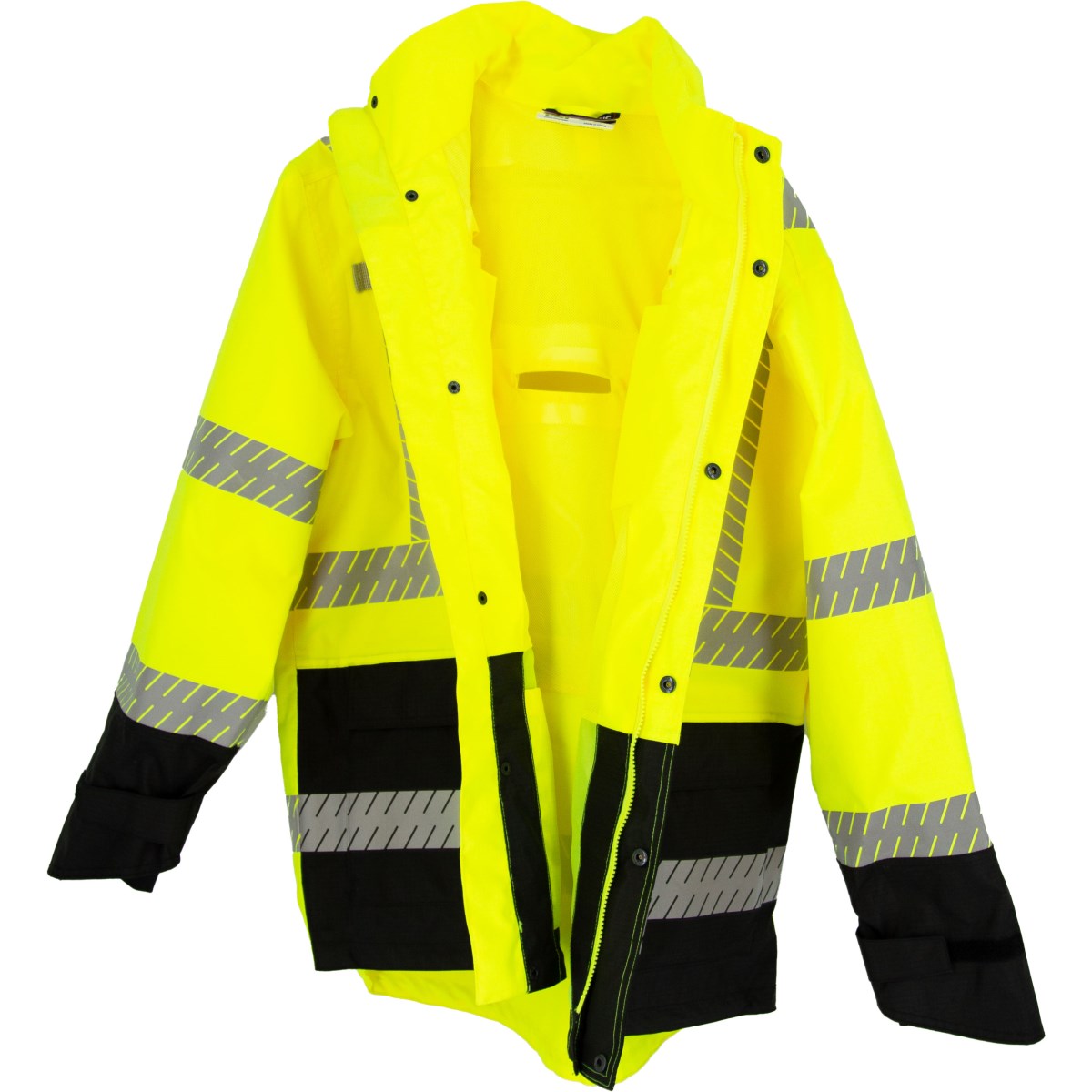 75-1309 Majestic High Visibility Waterproof Parka with Liner Options, ANSI 3, R — 1 Each or 10 Each — FREE SHIPPING*