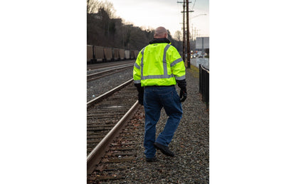 75-1311 Majestic Hi-Viz Waterproof Jacket w Removable Liner, ANSI 3 — 1 Each or 10 Each — FREE SHIPPING*
