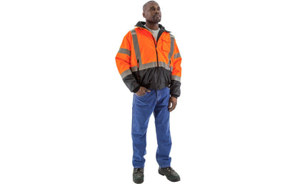 75-1311 Majestic Hi-Viz Waterproof Jacket w Removable Liner, ANSI 3 — 1 Each or 10 Each — FREE SHIPPING*
