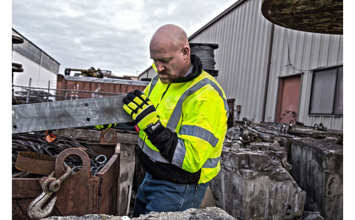 75-1314 Majestic Hi-Viz Waterproof Jacket with Quilted Liner, ANSI 3 — 1 Each or 10 Each — FREE SHIPPING*