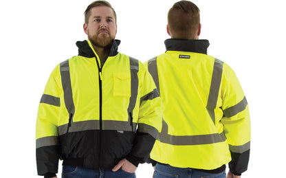 75-1313 Majestic Hi-Viz Waterproof Jacket with Quilted Liner, ANSI 3 — 1 Each or 10 Each — FREE SHIPPING*