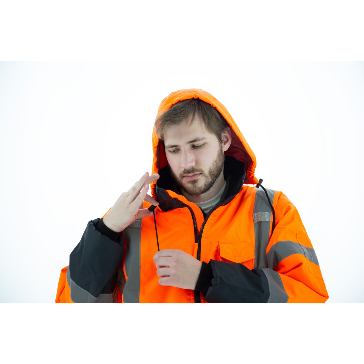 75-1314 Majestic Hi-Viz Waterproof Jacket with Quilted Liner, ANSI 3 — 1 Each or 10 Each — FREE SHIPPING*