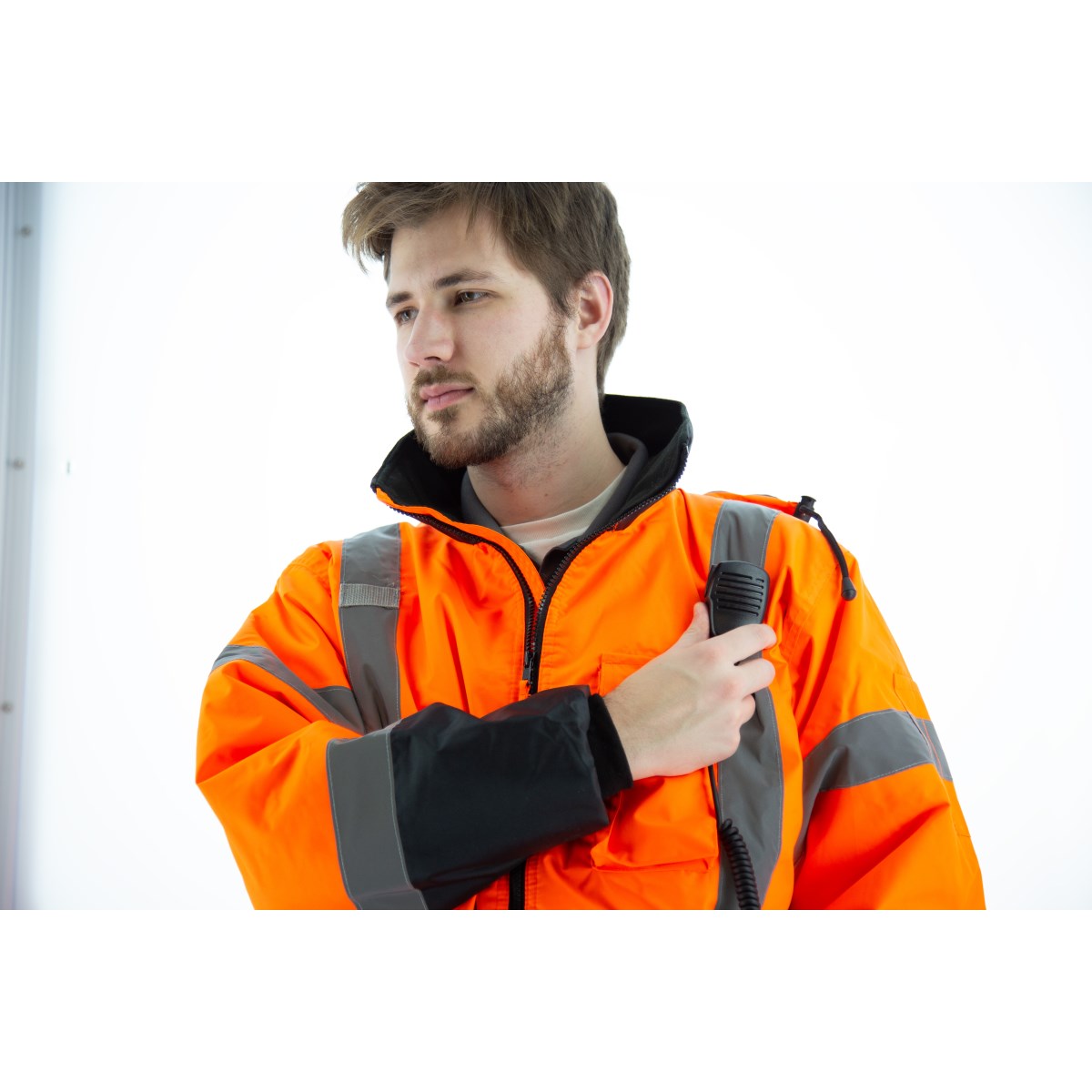 75-1313 Majestic Hi-Viz Waterproof Jacket with Quilted Liner, ANSI 3 — 1 Each or 10 Each — FREE SHIPPING*