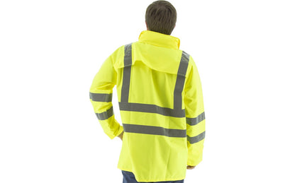 75-1351 Majestic Hi-Viz Waterproof Rain Jacket, ANSI 3 — 1 Each or 20 Each — FREE SHIPPING*