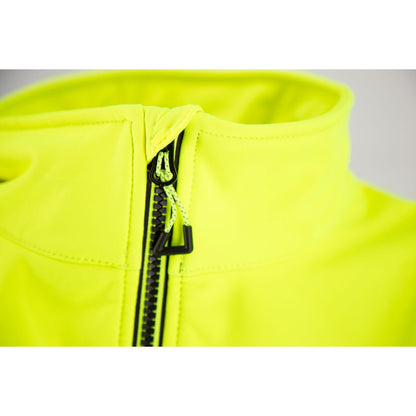 75-1373 Majestic High Visibility Water Resistant Softshell Jacket and Liner, Yellow w/Black Bottom ANSI 3, R — 1 Each or 10 Each — FREE SHIPPING*