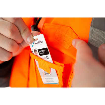 75-1383 Majestic Hi-Viz 8-in-1 Waterproof Jacket w Hi-Viz Liner, ANSI 3 — 1 Each or 10 Each — FREE SHIPPING*