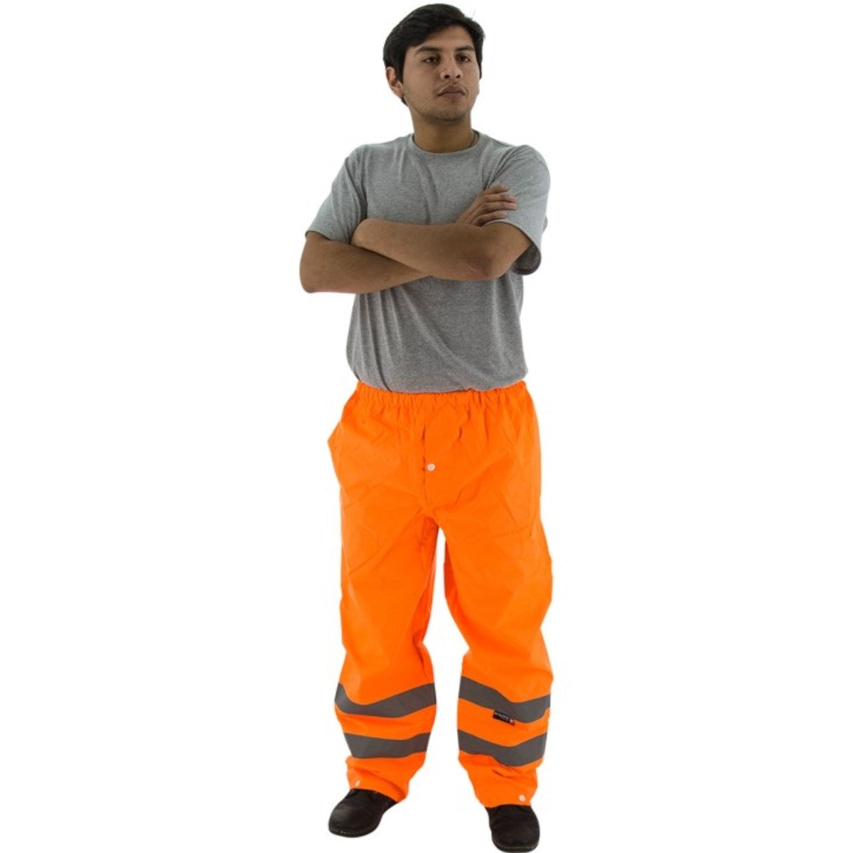 75-2351 Majestic Hi-Viz Waterproof Rain Pants, ANSI E — 1 Each or 20 Each — FREE SHIPPING*