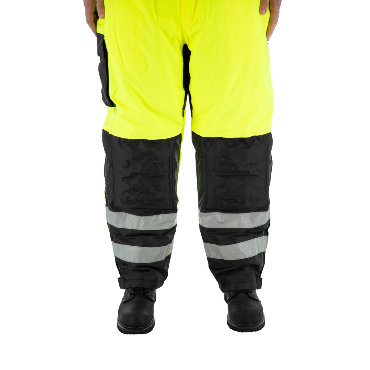 75-2357 Majestic Hi-Viz Waterproof Bib Overall w Insulation, ANSI E — 1 Each or 5 Each — FREE SHIPPING*