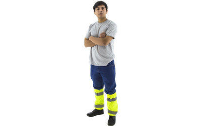 75-2391 Majestic Hi-Viz Gaiters, Yellow — 1 Pair or 50 Pairs — FREE SHIPPING*