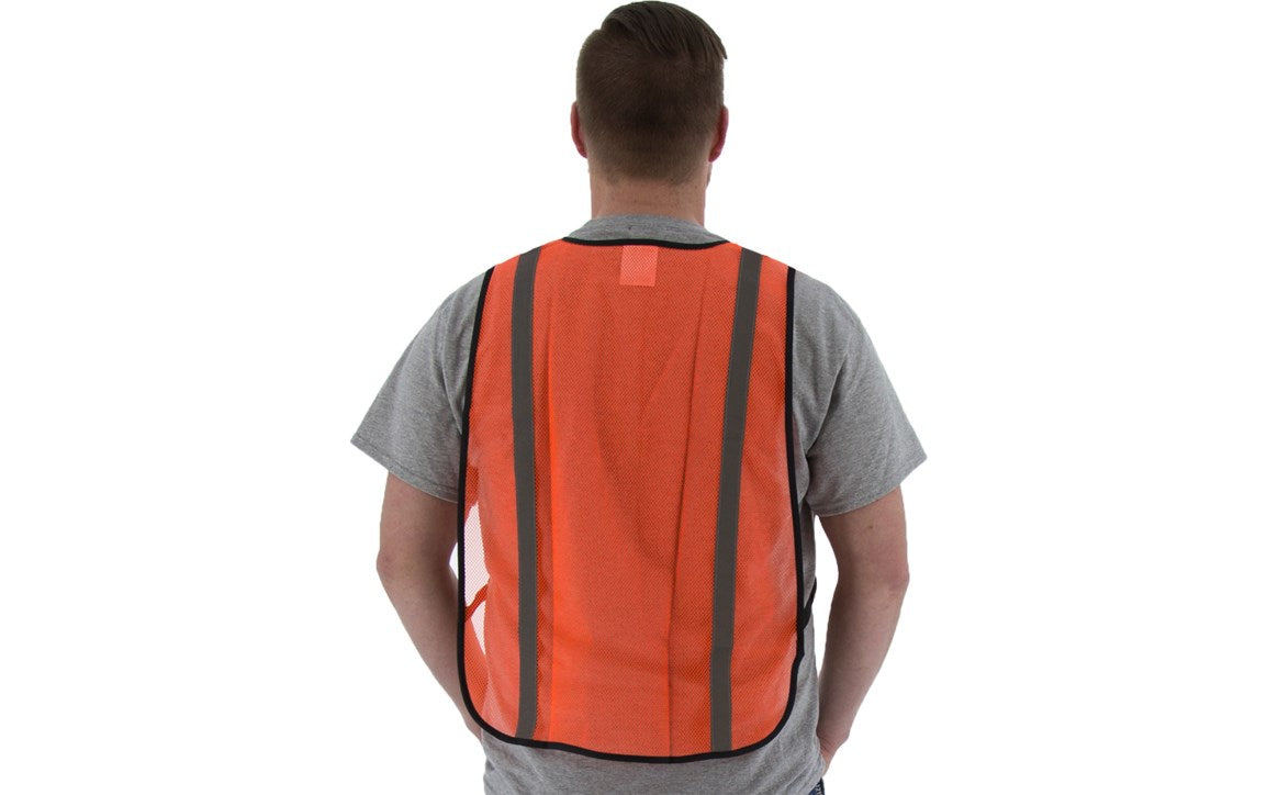 75-3003 Majestic Site Safety Mesh Vest, Yellow, NON ANSI — 1 Each or 50 Each — FREE SHIPPING*