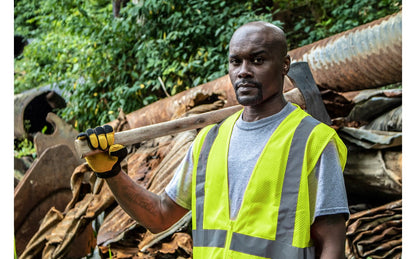 75-3202 Majestic Hi-Viz Mesh Vest, ANSI 2 — 1 Each or 50 Each — FREE SHIPPING*