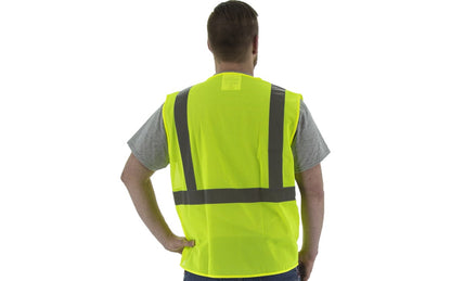 75-3202 Majestic Hi-Viz Mesh Vest, ANSI 2 — 1 Each or 50 Each — FREE SHIPPING*