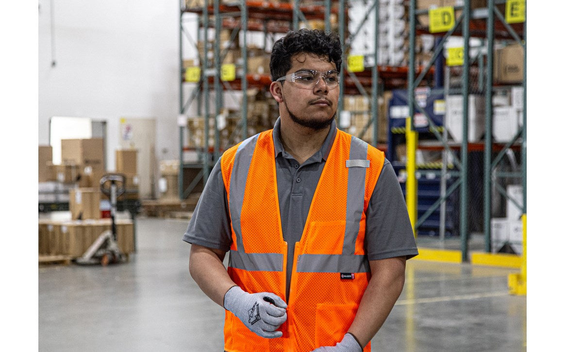 75-3201 Majestic Hi-Viz Mesh Vest, ANSI 2 — 1 Each or 50 Each — FREE SHIPPING*