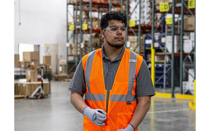 75-3202 Majestic Hi-Viz Mesh Vest, ANSI 2 — 1 Each or 50 Each — FREE SHIPPING*