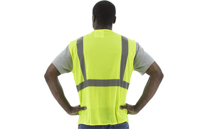 75-3203 Majestic Hi-Viz Mesh Vest, ANSI 2 — 1 Each or 50 Each — FREE SHIPPING*