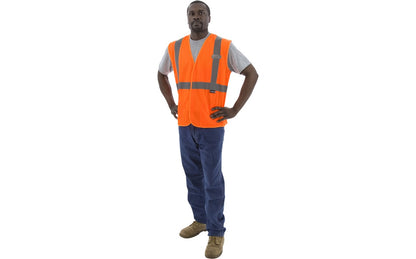 75-3203 Majestic Hi-Viz Mesh Vest, ANSI 2 — 1 Each or 50 Each — FREE SHIPPING*