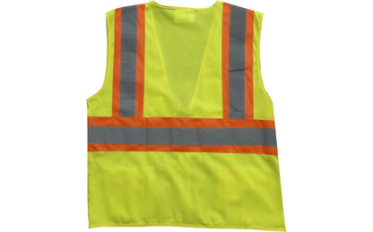 75-3210 Majestic Hi-Viz Mesh Vest with DOT Striping, ANSI 2 — 1 Each or 50 Each — FREE SHIPPING*
