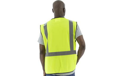 75-3213 Majestic High Visibility Mesh Vest with Black Bottom, ANSI 2 — 1 Each or 50 Each — FREE SHIPPING*