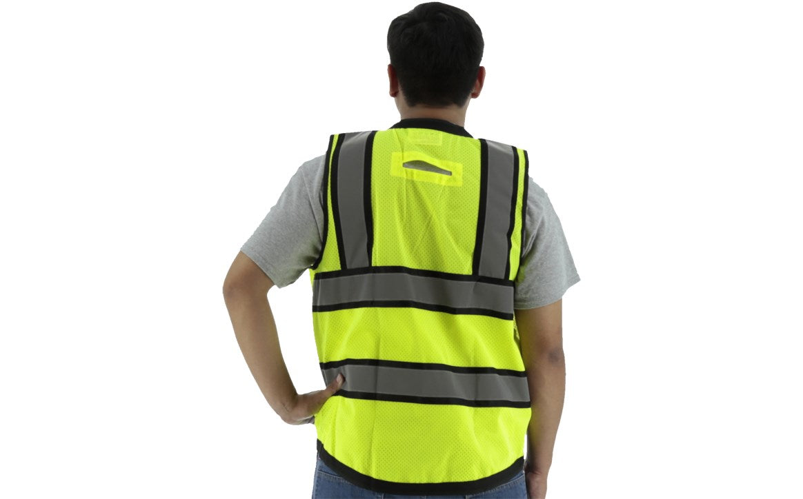 75-3238 Majestic Hi-Viz Heavy Duty Mesh Vest, ANSI 2 — 1 Each or 50 Each — FREE SHIPPING*
