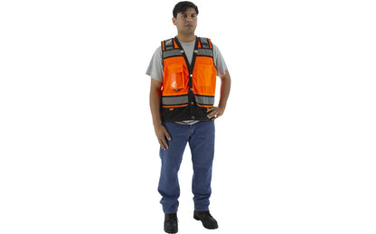 75-3238 Majestic Hi-Viz Heavy Duty Mesh Vest, ANSI 2 — 1 Each or 50 Each — FREE SHIPPING*