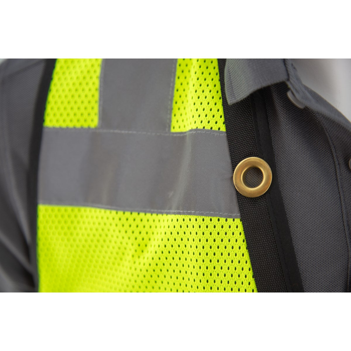 75-3245 Majestic Zipper Front High Vis Heavy Duty Mesh Vest, ANSI 2, L — 1 Each or 50 Each — FREE SHIPPING*
