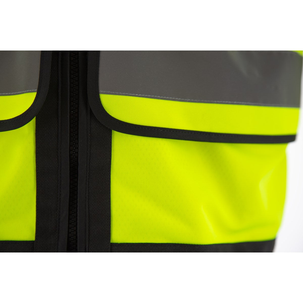 75-3245 Majestic Zipper Front High Vis Heavy Duty Mesh Vest, ANSI 2, L — 1 Each or 50 Each — FREE SHIPPING*