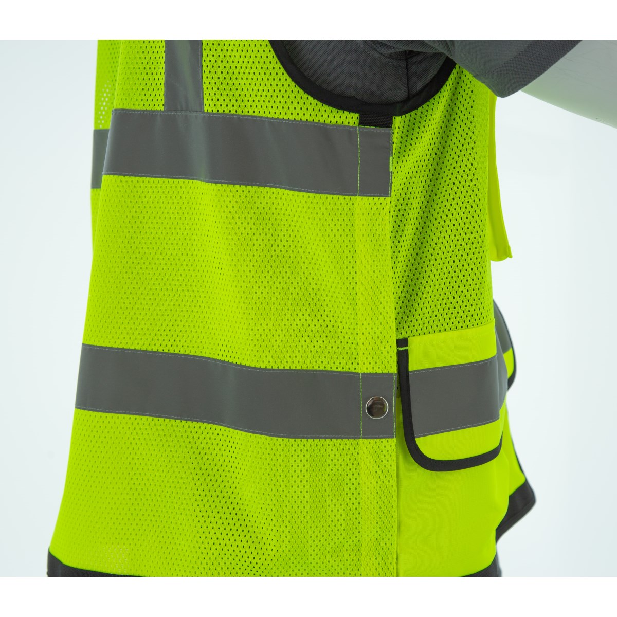 75-3245 Majestic Zipper Front High Vis Heavy Duty Mesh Vest, ANSI 2, L — 1 Each or 50 Each — FREE SHIPPING*