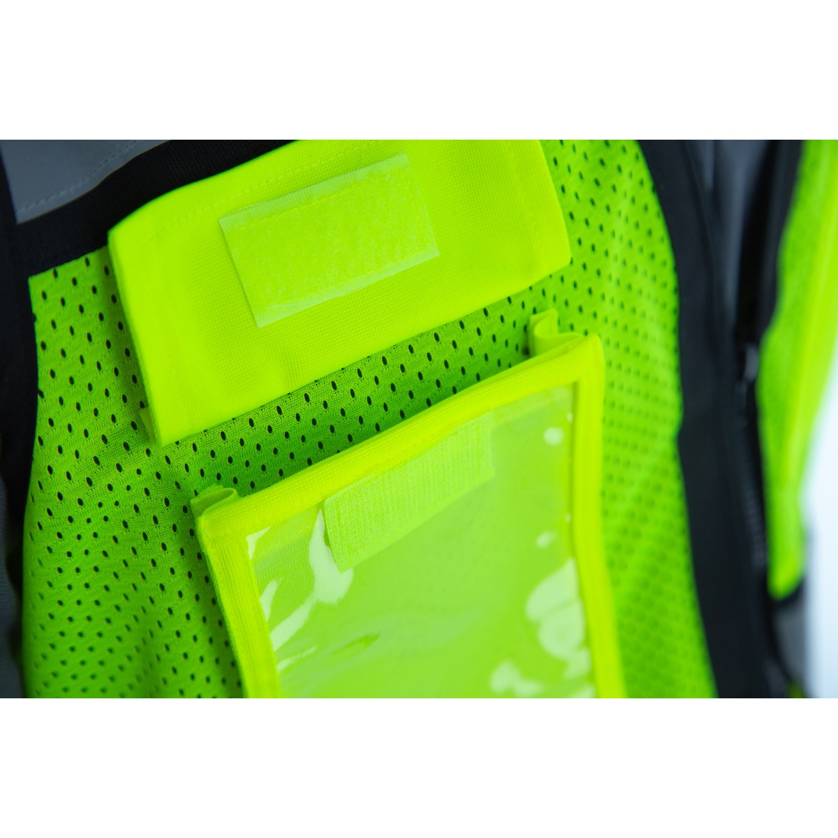 75-3247 Majestic Zipper Front High Vis HD Black Bottom Mesh Vest, ANSI 2, L — 1 Each or 50 Each — FREE SHIPPING*