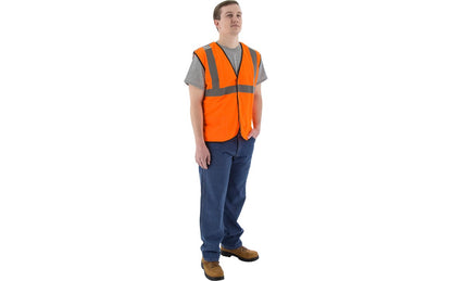 75-3255 Majestic Hi-Viz Mesh Breakaway Vest, Yellow, Single Size, ANSI 2 — 1 Each or 50 Each — FREE SHIPPING*