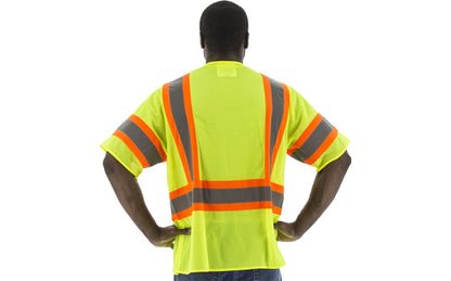 75-3301 Majestic Hi-Viz Mesh Vest with DOT Striping, ANSI 3 — 1 Each or 50 Each — FREE SHIPPING*