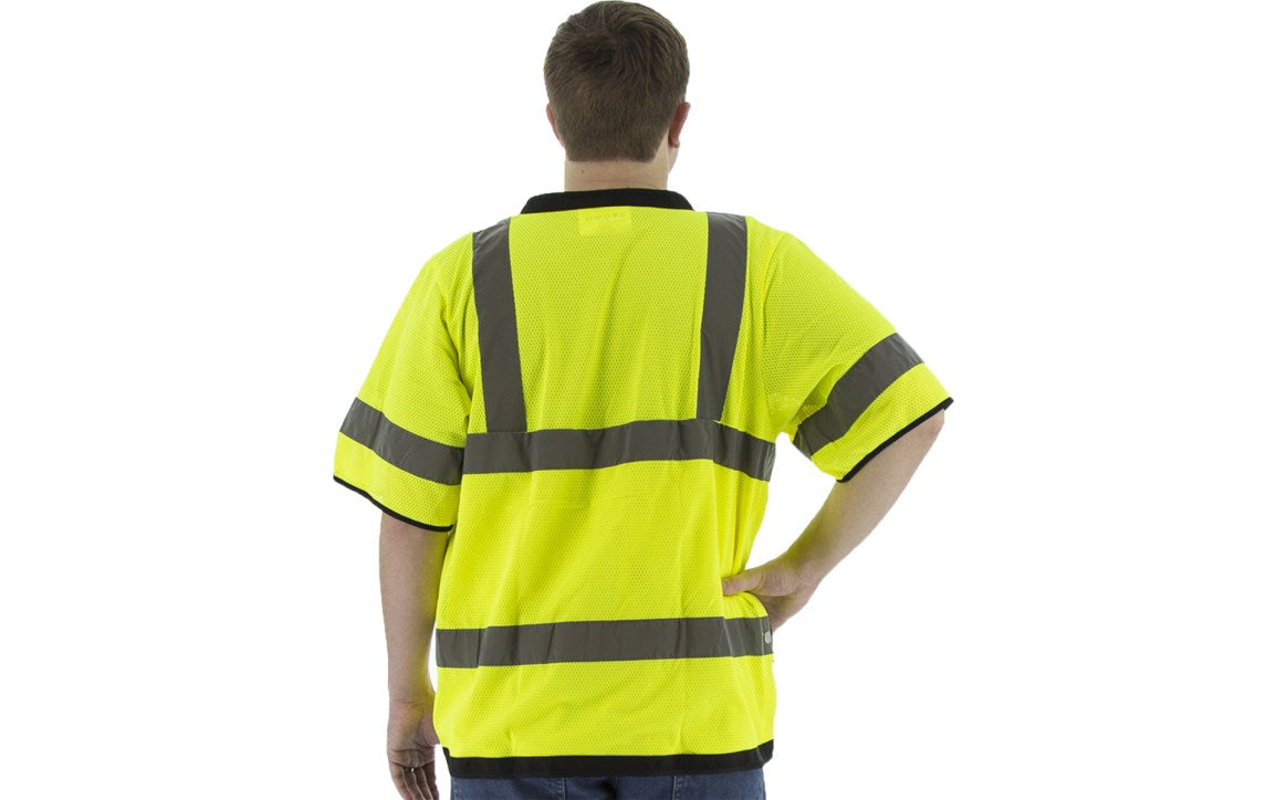 75-3307 Majestic Hi-Viz Heavy Duty Mesh Vest, ANSI 3 — 1 Each or 50 Each — FREE SHIPPING*