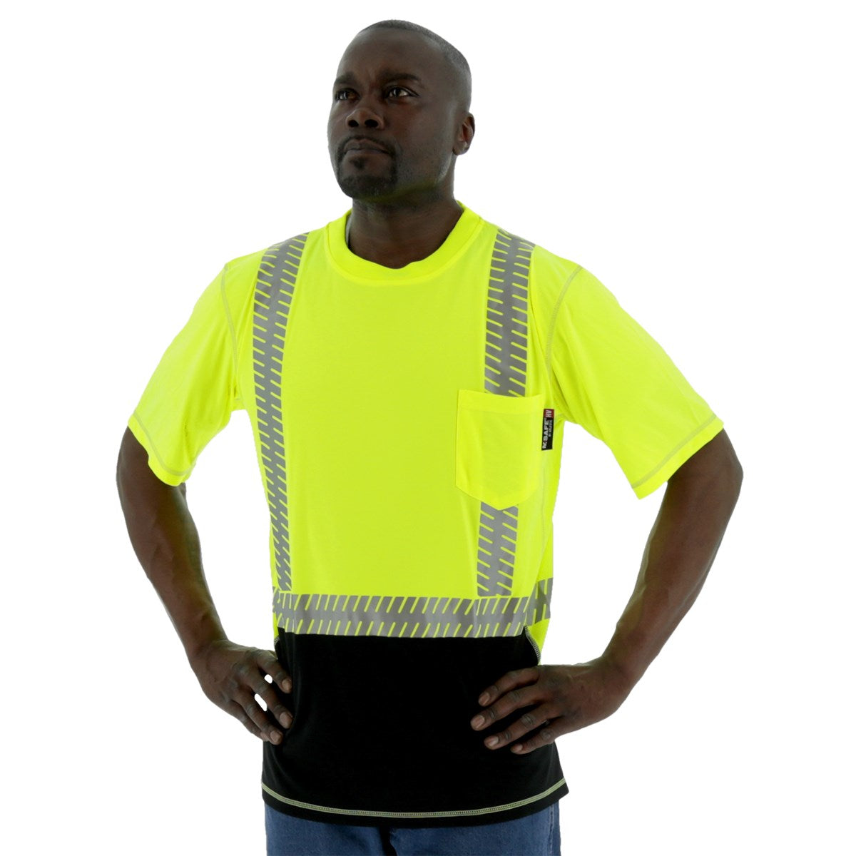75-5217 Majestic Hi-Viz snag resistant T-Shirt, ANSI 2 — 1 Each or 25 Each — FREE SHIPPING*