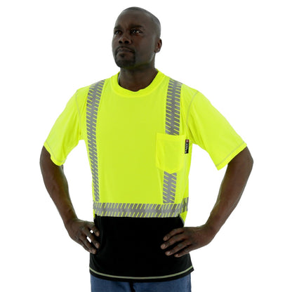 75-5217 Majestic Hi-Viz snag resistant T-Shirt, ANSI 2 — 1 Each or 25 Each — FREE SHIPPING*