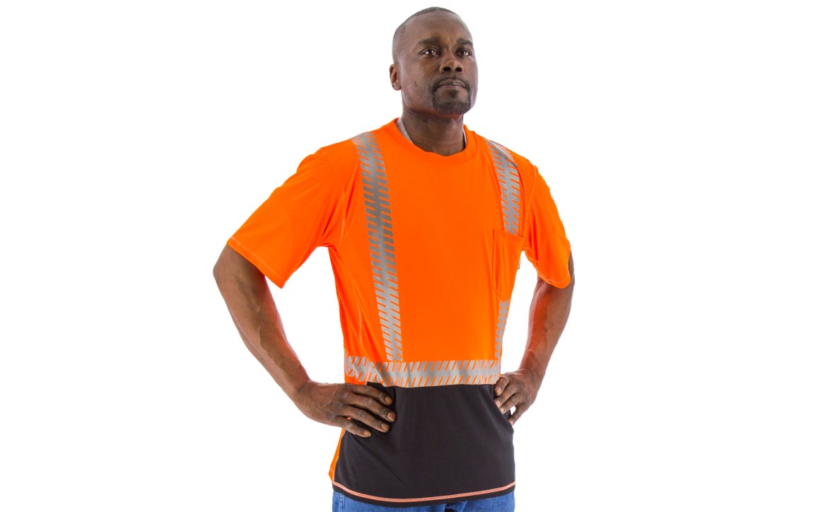 75-5217 Majestic Hi-Viz snag resistant T-Shirt, ANSI 2 — 1 Each or 25 Each — FREE SHIPPING*