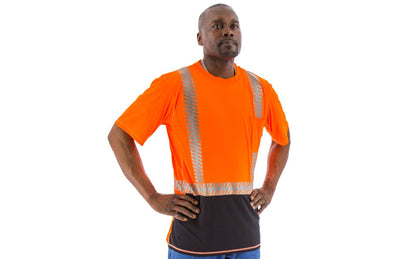 75-5218 Majestic Hi-Viz snag resistant T-Shirt, ANSI 2 — 1 Each or 25 Each — FREE SHIPPING*