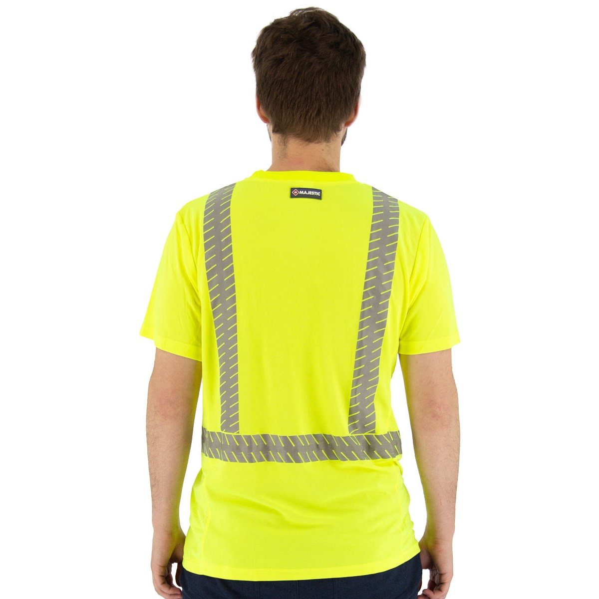 75-5231 Majestic Hi-Viz Yellow Cooing Tshirt — 1 Each or 25 Each — FREE SHIPPING*