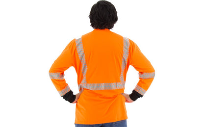 75-5257 Majestic Hi-Viz shirt with reflective Chainsaw Striping, ANSI 2 — 1 Each or 25 Each — FREE SHIPPING*