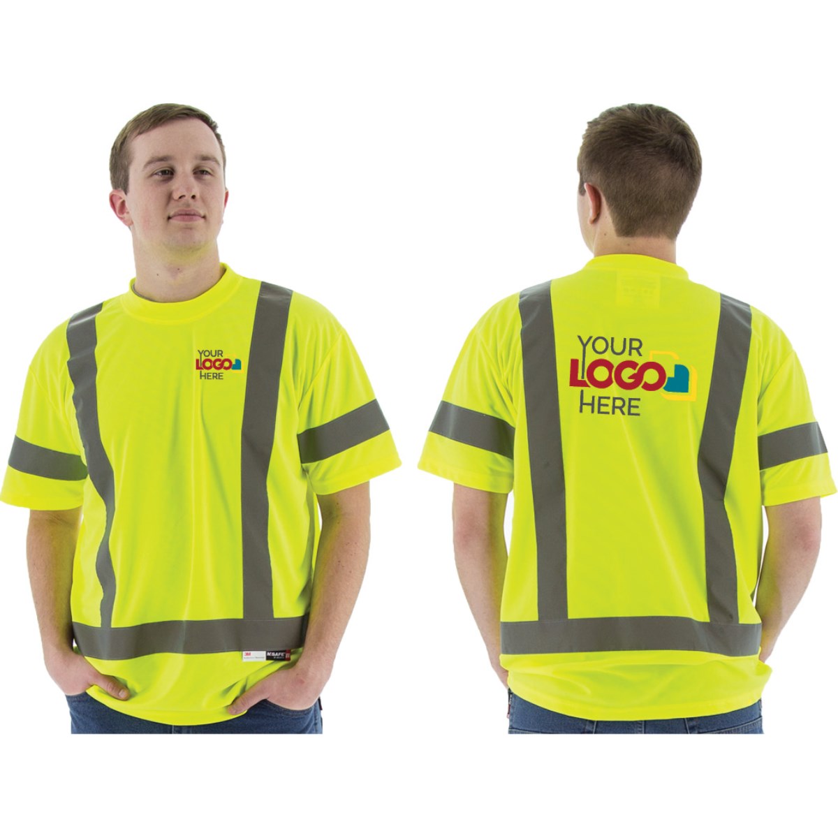 75-5303 Majestic Hi-Viz Short Sleeve Shirt, ANSI 3 — 1 Each or 25 Each — FREE SHIPPING*