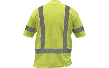 75-5304 Majestic Hi-Viz Short Sleeve Shirt, ANSI 3 — 1 Each or 25 Each — FREE SHIPPING*
