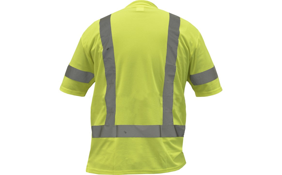 75-5303 Majestic Hi-Viz Short Sleeve Shirt, ANSI 3 — 1 Each or 25 Each — FREE SHIPPING*
